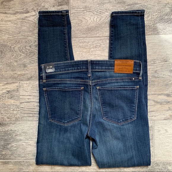 Lucky Brand Stella Skinny Blue Jeans Size 26/2 - Picture 4 of 8